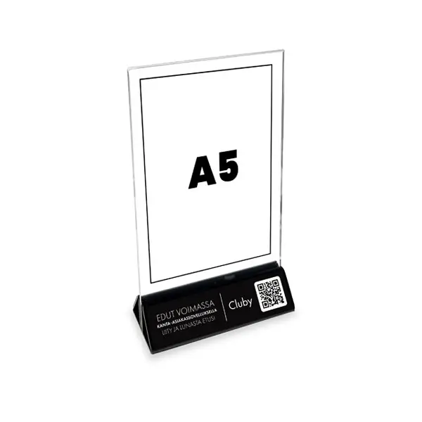 Akryylinen Display A5