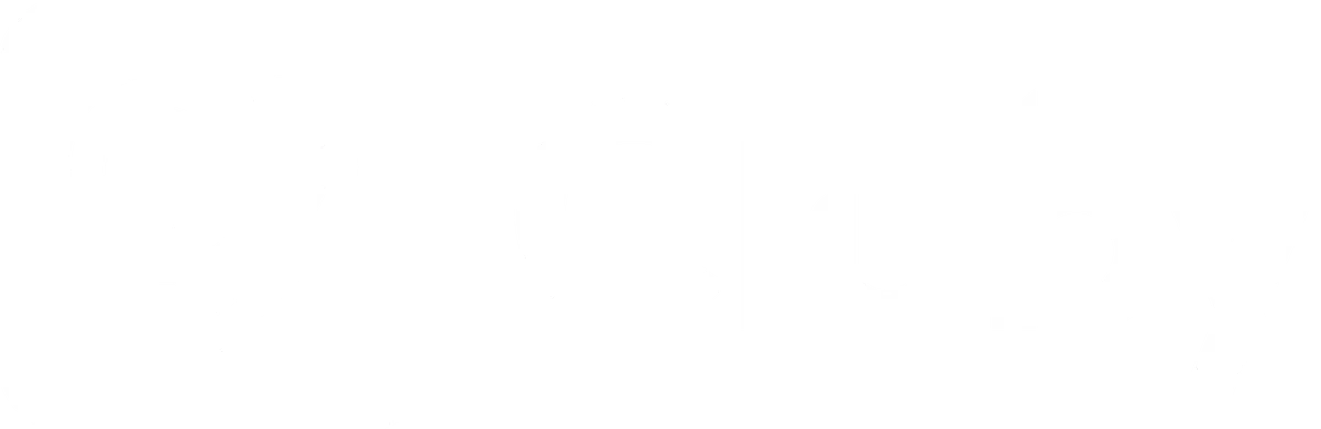 Cluby-logo, vaaka — Valkoinen
