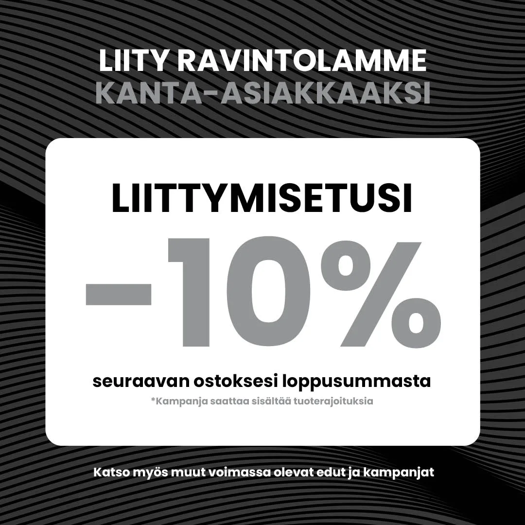 Liittymisetu −10 %