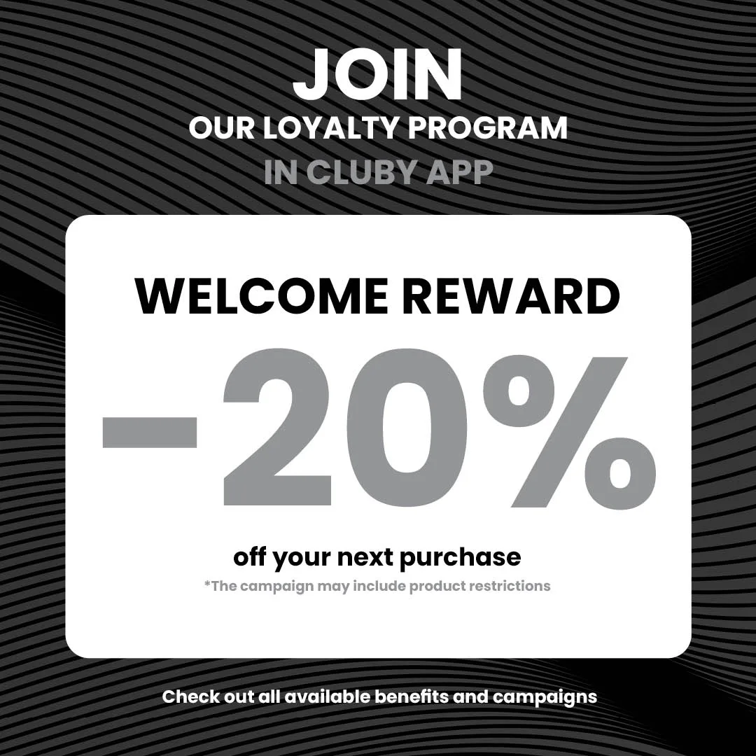 Welcome reward −20%